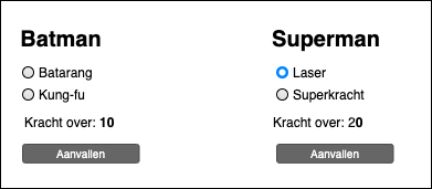 Provided user interface design