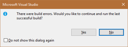 There were build errors visual studio что делать